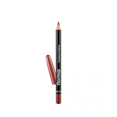 Image de Crayon à lèvres permanent et waterproof Flormar longue tenue la texture crémeuse Précis pour définir sublimer forme naturelle, 202 Soft Pink Brown