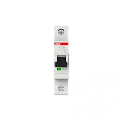 Image de ABB 2 cds251001r0635 Système Pro M Compact Disjoncteur miniature, pôle unique, Type B, 63 A Courant nominal, 88 mm H x 17,5 W 69 D