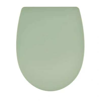 Image de Wirquin 20724244 Abattant WC en thermoplastique Marbella forme U, vert sauge