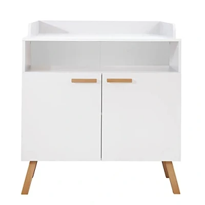 Image de trendteam smart living Commode à Langer Chambre de bébé Tapis d&#039;assemblage (LxHxP) Couleur blanche 197663001, Bois d&#039;ingénierie, Weiss, Dimensions (L x H P) 96 105 78 cm