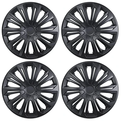 Image de Enjoliveurs universels NRM Coloris : noir mat Lot de 4 pièces
