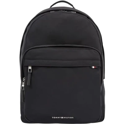 Image de Tommy Hilfiger Signature Backpack Sac à dos, Homme, Taille: One Size, Black