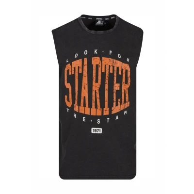 Image de Starter Sleeveless washed Débardeur, Homme, Taille: Large, Acid black