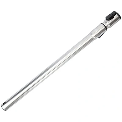 Image de McFilter Tube télescopique adapté à tous les aspirateurs Miele (par ex. S2, S4, S5, S6, S8, C1, C2, C3) en acier inoxydable, avec fonction de clic