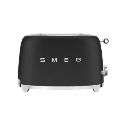 Image de SMEG Toaster 2 slice Matte Black TSF01BLMEU