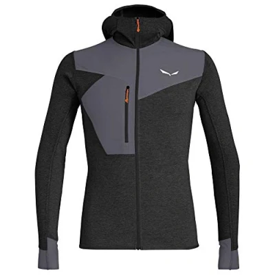 Image de Salewa PUEZ DRY HOOD Blouson, Homme, Taille: 54, Black out melange