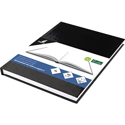 Image de Kangaro Carnet de croquis à couverture rigide 80 pages blanches 100 g Noir 29,4 x 21,3 1,4 cm K 5564