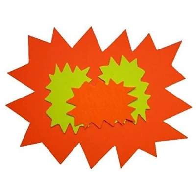 Image de Apli 113910 10 Gamme Fluo Effaçable Eclates, 160 x 240mm, 780 g, Jaune Orange