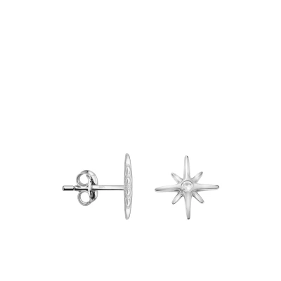 Image de SOFIA MILANI Boucles d&#039;Oreilles pour Femme en Argent 925 avec Pierre de Zircon Clou d&#039;Oreille Motif Forme d&#039;Étoile 20992