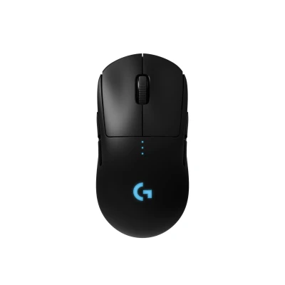 Image de Logitech G PRO Radio fréquence Souris Gamer sans Fil, Capteur Gaming HERO 25K, 25 600 PPP, RVB, Ultra Léger, 4 à 8 Boutons Programmables, Batterie Longue Durée, POWERPLAY compatible, PC Noire