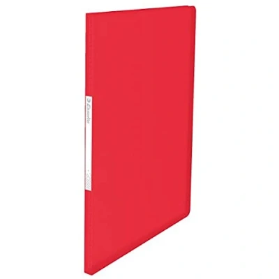 Image de Esselte Vivida Reliure protège documents souple en polypropylène avec 20 pochettes A4 40 feuilles Rouge