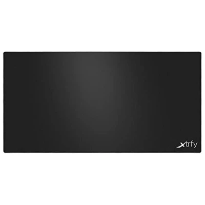 Image de Xtrfy GP2, Tapis de souris XXL en tissu, (1200 x 600 3 mm), Précision à chaque mouvement souris, rebords cousus base antidérapante, lavable machine, Noir