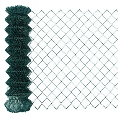 Image de Garmix Clôture de jardin en treillis métallique Vert 60 x mm 2,6 (80 cm 15 m)