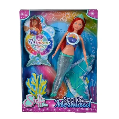 Image de Simba Steffi Love Sirène Lumineuse Poupée Mannequin 29cm Piles Incluses Dès 3 Ans 105733656S12