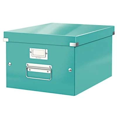 Image de Leitz Wow Click &amp; Store 60440051 Boîte de Rangement A4 Taille Moyenne Menthe