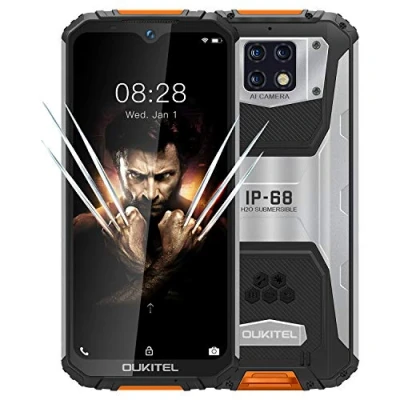 Image de 4G Telephone Incassable (2020) OUKITEL WP6, Batterie 10000mAh (Charge Rapide), Robust Smartphone IP68 Antichoc Etanche, Caméra 48MP, Helio P70 6 Go + 128 Go, FHD+ 6,3 Pouces,Dual SIM GPS WiFi Orange