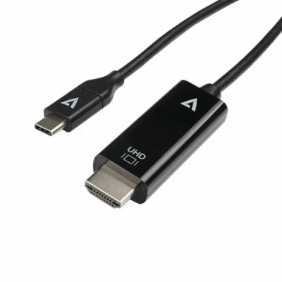Image de V7 V7UCHDMI 1M câble vidéo et adaptateur USB Type C 3.2 Gen 1 HDMI Noir Neuf