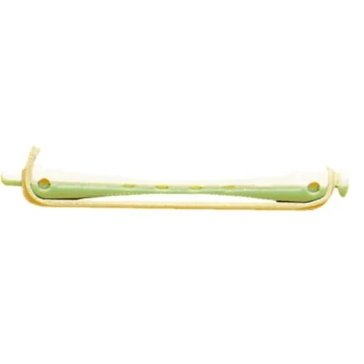 Image de Fripac Medis Bigoudis LW Vert/Blanc 5 mm 10 Pièces