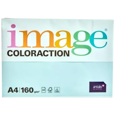 Image de IMAGE Coloraction 838A 160S 27 Antalis Papier couleur A4 160 g/m² Lagon/27 (Import Allemagne) Bleu