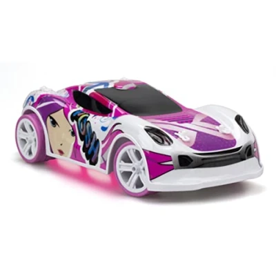 Image de Exost Lightning Amazone Voiture télécommandée Rose avec Son &amp; LED Jouet pour Enfant 5,6,7,8,9,10 Ans