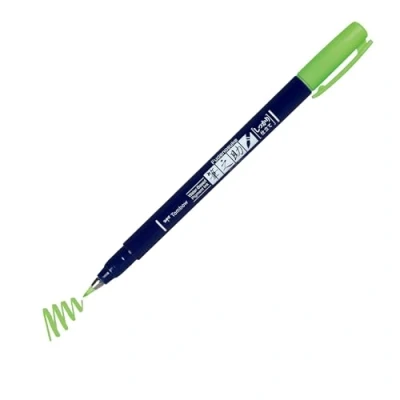Image de Tombow WS BH92 Feutre brush Fudenosuke Néon Vert, Pointe Dure