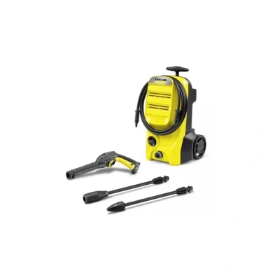 Image de Kärcher Nettoyeur Haute Pression K 4 Classic, : max. 130 bar, Débit 420 l/h, Surface 30 m²/h, Filtre à Eau, Poids 4,6kg, Flexible et Pistolet Pression, Rotabuse, Lance Vario Power