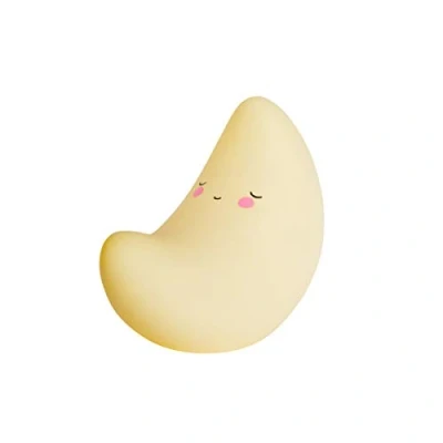 Image de Mini Lampe Lune Jaune Pour Enfants A Little Lovely Company