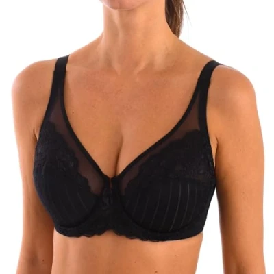 Image de Selene Soutien gorge avec baleines Femme, noir, 100 C