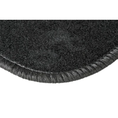 Image de WALSER 14705 Ensemble de tapis sol Textile avant et arrière 4 noir Adaptation universelle 67.5 x 43.5, 29.5 32 43.5