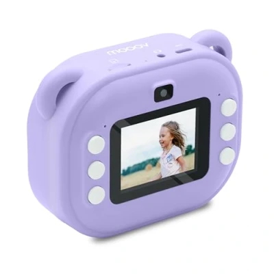 Image de MOOOV 477523 Appareil Photo Instantané et Caméra Enfant Filles Garçons Violet