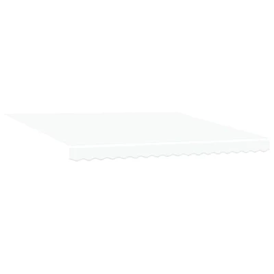 Image de vidaXL Tissu de Remplacement pour auvent Cadre 4x3 m Blanc