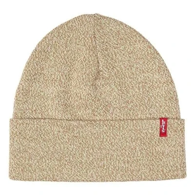 Image de Levi&#039;s Slouchy RED TAB Beanie Unisex Bonnet, Taille: One Size, Cream