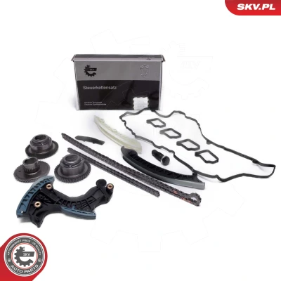 Image de ESEN SKV 21SKV268 Jeu de distribution à chaînes avec joints roue dentée Simplex, chaîne rouleaux, faible bruit