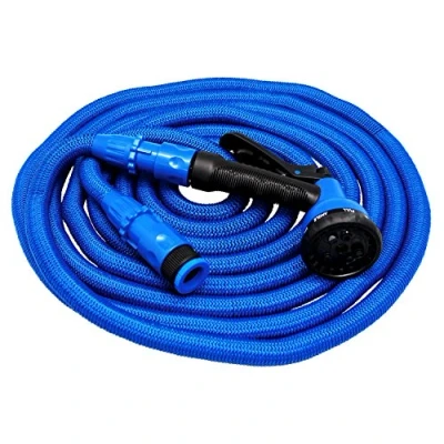 Image de Xpansy Hose Pro C2622B Tuyau Extensible à Pression d&#039;Eau, Bleu, 22,5 Mètres