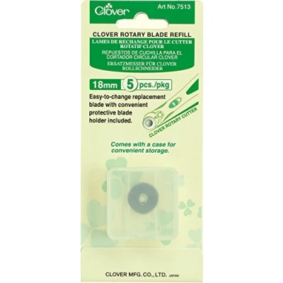 Image de Clover lame de rechange p/cutter rotatif 18mm (5), Blanc