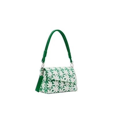 Image de Desigual Bag_viceversa Phuke, Sac à Main en polyuréthane Femmes, Vert, Taille Unique