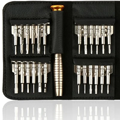 Image de H&amp;S Kit Tournevis de Précision Mini pour Montre, Lunettes ou Ordinateur Petit Outil Réparation Precision Portable &amp; Compact Set Tourne Vis PC Informatique