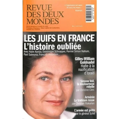 Image de Revue des Deux Mondes Mai 2024 Les Juifs dans l&#039;histoire de France