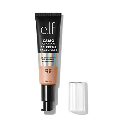 Image de e.l.f. Camo CC Cream, Fond de teint correcteur couleur avec SPF 30, taille moyenne 310 C, 30 g