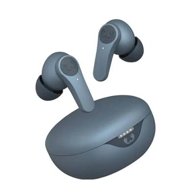Image de Fresh &#039;n Rebel Twins Rise, Ëcouteurs Bluetooth Intra Auriculaires sans Fil avec Réduction de Bruit Active Hybride, Mode Ambiant, Résiste aux éclaboussures (IPX4), 30h D&#039;Autonomie (Dive Blue)