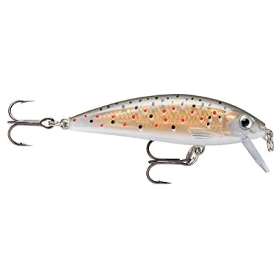 Image de Rapala Leurre de Pêche X Rap CountDown Matériel avec Construction Balsa en Eau Douce Fabriqué Estonie Prof Nage 0.9 1.5 m Taille 7 cm / 10 g Brown Trout