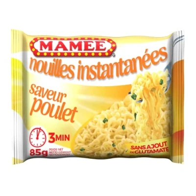 Image de Mamee Nouilles instantanées, saveur poulet Le sachet de 85g