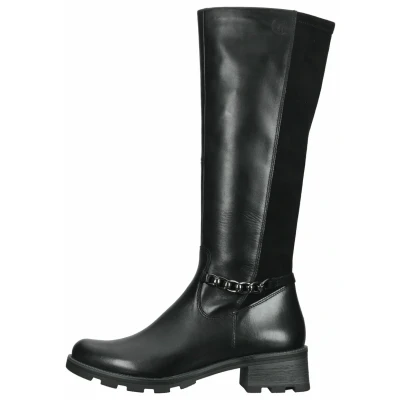 Image de CAPRICE Femme 9 25612 41 Botte mi Mollet, Noir, 38.5 EU