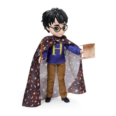 Image de Harry Potter COFFRET POUPÉE 20 cm + Accessoires WIZARDING WORLD Poupée figurine Articulée Cape D&#039;Invisibilité, 2 Tenues &amp; 5 Jouet Enfant 6 ans et