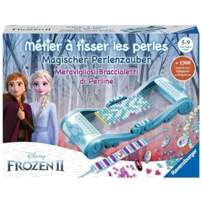 Image de Ravensburger Métier à tisser les perles Loisir Créatif création de bijoux Reine des Neiges 2 18075 version française
