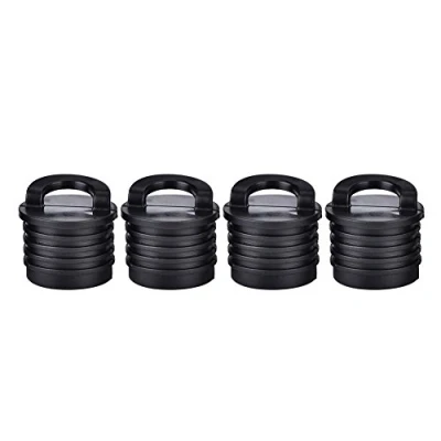 Image de Bouchon Rameur,Tampon Kayak Bouchon,Bouchon Kayak,Tapon Kayak,Bouchon De Kayak,Lot 4 Bouchons Bateau Nervurés Pour Kayak/Bateau,Canoë,Scupper Trous Vidange Kayak,Bateau,Accessoires Re