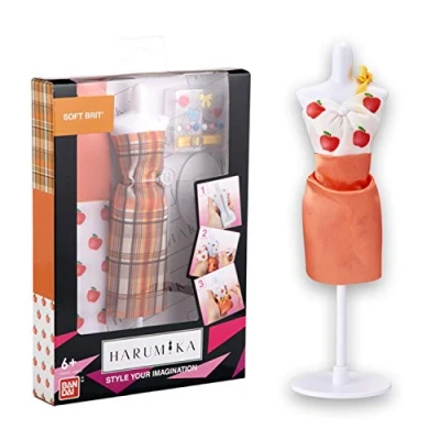 Image de Harumika Bandai Coffret Styliste Soft Brit&#039; Kit de Loisirs créatifs pour créer sa Mode sans Fil, Aiguille, 40413