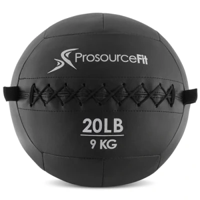 Image de ProsourceFit Soft Medicine Balls, Wall Balls and Full Body Dynamic Exercises, Color Coded Weights: 6, 10, 14, 20 lb.