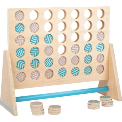 Image de Small Foot Vier Einer Reihe XXL Active, aus Holz, FSC 100% Zertifiziert, Spielklassiker in riesig, 12031 Quatre dans Une rangée, Multicolore