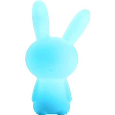 Image de Bigben Sound BTLSRABBIT Enceinte sans fil lumineuse lapin portable (15 W, port USB, jack 3,5 mm, Bluetooth, différentes couleurs et effets lumineux) couleur blanche